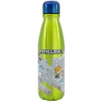 Minecraft Trinkflasche Isometric Aluminium Flasche 600 ml Praktisch für Schule und Freizeit