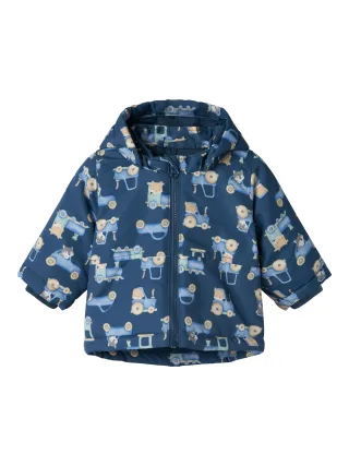 NAME IT - NBMMAX JACKET AOP dark denim - Gr. - 68