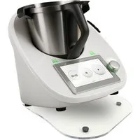 TronicXL Küchenmaschinen Zubehör-Set Gleitbrett für Thermomix TM6 TM5 TM31 Rollbrett Unterlage Gleiter Fuß, Zubehör für Thermomix Küchenmaschine, müheloses Verschieben + Anti-Rutsch Füße Acryl
