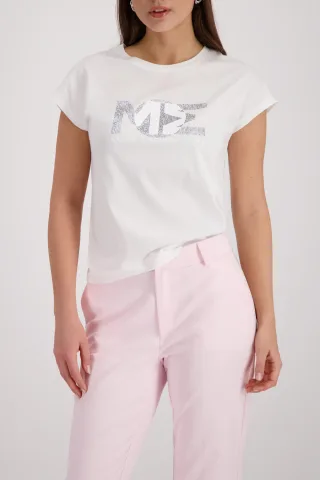 monari - T-Shirt mit Strasssteinen - Gr. - 36