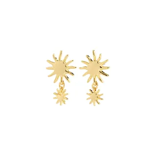 pilgrim - Ohrringe - LYRICUS gold - Gr. - OS