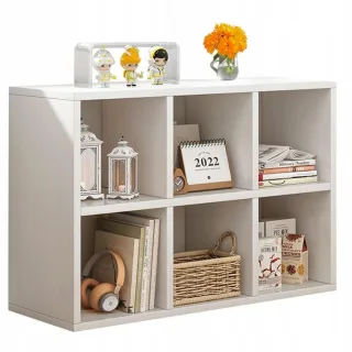 Rexo Bücherregal,, Weiß, Holzwerkstoff, 90x60x30 cm, Wohnzimmer, Regale, Bücherregale