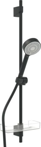 Hansa Brausegarnitur HANSABASICJET 4467 3-strahlig Matt-Schwarz 4467013333