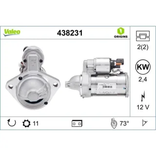 Valeo Anlasser 2,4 kW VW Crafter 2,5 TDI 438231