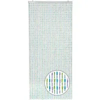 Kobolo Türvorhang Perlenvorhang RAINBOW 90x200 cm - Kunststoff bunt (1 St), Ösen