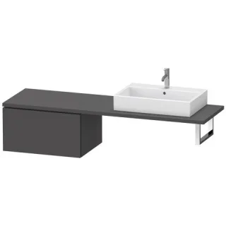 Duravit L-Cube Unterschrank für Konsole Graphit Matt 720x547x400 mm - LC585404949 LC585404949