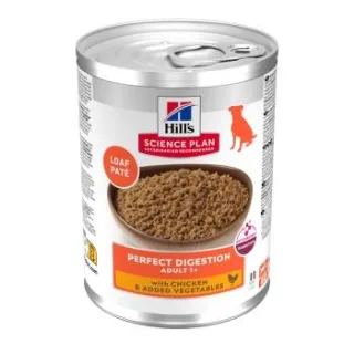 Hill's Science Plan Nassfutter Hund, Adult, Perfect Digestion, mit Huhn und Gemüse 48x370 g