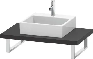 Duravit L-Cube Konsole Graphit Supermatt 800x550x45 mm - LC102C08080 LC102C08080