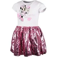 Disney Paillettenkleid Disney Minnie Maus Mädchen Kinder Sommerkleid Kleid Gr. 104 bis 134