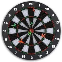 #DoYourDart Dartscheibe DoYourDart 180 Fun Dartscheibe mit 6 Sicherheitspfeilen, Kunststoff, Sichere Softdart-Scheibe – ideal für drinnen & draußen