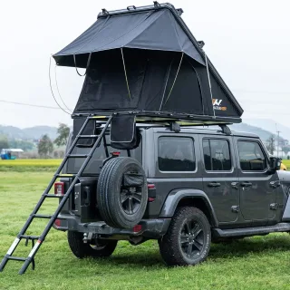 [EU Direct] NATURNEST Car Tent, 2-3 Person Rooftop Tent, Aluminum Frame, Truck Roof Top Tent, Truck Camping Bed Tent, 2i