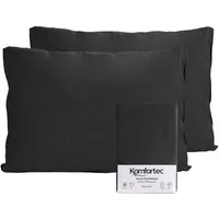 Komfortec Kissenbezug 100% Baumwolle, 150 g/m², (2 Stück), 40 x 60 cm, Kissenhülle, Superweicher Premium Jersey Kopfkissenbezug