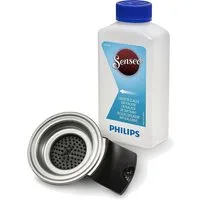 Philips Senseo CA6522/02 für Senseo® Original Pflegeset (Set, [2-St. 250 ml. Flüssigentkalker und Padhalter für 2 Tassen)