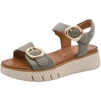Tamaris WIDE FIT MultiAdjustable, comfortFit aus Leder Sandale comfortFit