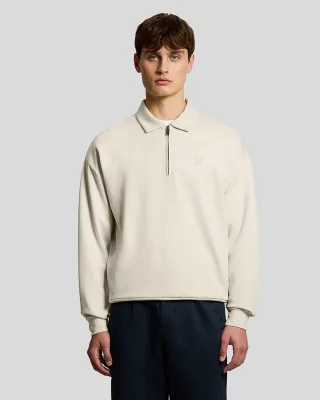 1/4 Zip Kragen Sweatshirt