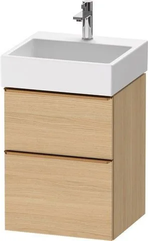 Duravit D-Neo Waschtischunterbau wandhängend Natur Eiche Matt 484x442x625 mm - DE4370004300000 DE4370004300000