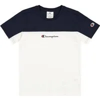 Champion T-Shirt für Kinder geeignet, mit Logodruck, aus Baumwolle