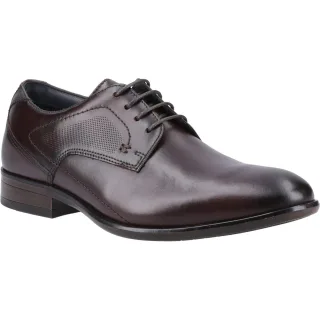 Pod Carl Leder Herren Kastanienbraune Schnürschuhe