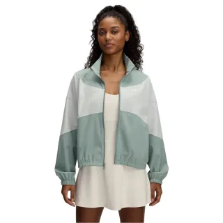 Under Armour - "Rival" Jacke, wasserfest für Damen (Grün)