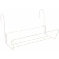 Jardifer Blumenkastenhalter Universal-Blumenkastenhalter weiß 41,5 x 17 cm
