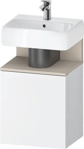 Duravit Qatego Waschtischunterbau wandhängend Weiß Matt 440x350x645 mm - QA4076L83180000 QA4076L83180000