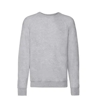 Fruit of the Loom - Pullover für Herren Raglanärmel (Grau meliert)