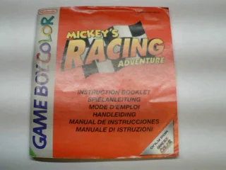 Mickey's Racing Adventure [Game Boy Color] Anleitung