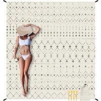 Picknickdecke Stranddecke Sandfrei Groß 180x200/220 cm, Sanddicht Wasserdicht, Diwzbyn, Weiches Bequemes Langlebiges Material, Leicht Kompakt für Picknick