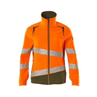 MASCOT Damen Jacke ACCELERATE SAFE Hi-vis Orange / Moosgrün S - 19008-511-1433-S