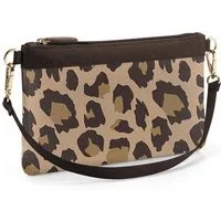 REISENTHEL® Kosmetiktasche MINI POUCH, Beige, Braun, Polyester, mit Schultergurt