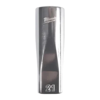 Milwaukee 1/2 zoll Steckschlüsseleinsatz, 21mm, lang 12-kant - 4932498842
