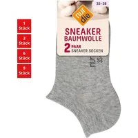 Nur Die Sneakersocken Baumwolle Damen (1er/3er/6er/9er Pack, 6-Paar) Sneaker-socken füsslinge füßlinge