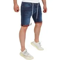 Yazubi Jeansshorts Henry lässige Sweatshorts mit Stretchanteil