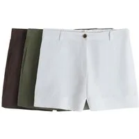The Set Shorts The Set Leichte Shorts, 3er-Pack (3-tlg)
