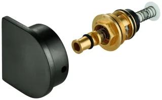 GROHE Umstellung 48451 für EHM Wanne Wand-/Bodenmontage hard graphite geb., 48451AL0 48451AL0