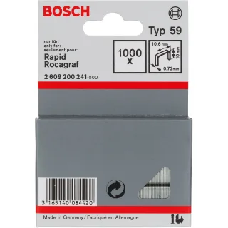 Bosch Feindrahtklammer Typ 68, 10,6mm breit - 2609200241