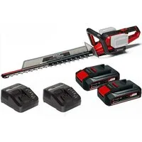 Einhell Akku-Heckenschere 36V Heckenschere GE-CH 36/65 - 2x Akku 2.5 Ah + 2x Ladegerät
