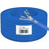ARLI Cat8 Verlegekabel 25m Cat 8.1 S/FTP LSZH Halogenfrei Netzwerkkabel Installationskabel, (2500 cm), Kupfergeflecht, verzinnt