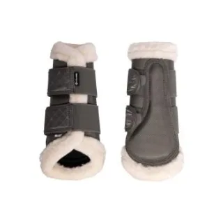 4Horses Gamaschen Soft Protect Mesh grau M