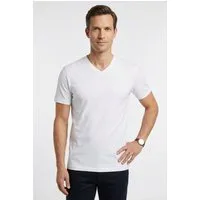 MARVELIS V-Shirt (2-tlg) V-Ausschnitt, Doppelpack, regular fit, Basic, Unterziehshirt