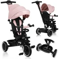 lionelo Dreirad-Kinderwagen BERRY, undurchdringliche Räder/ideal zum Erlernen des Fahrens/ab 9 Monaten