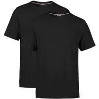 COMEOR T-Shirt Herren Basic T-Shirts Baumwolle (Packung, 2-tlg) mit gerader Ärmel Abschluss