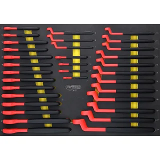 KS Tools Isolierte Schlüssel-Satz in Schaumstoffeinlage, 33-tlg - 117.6133