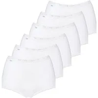 sloggi Maxislip 6er Pack Basic + (Spar-Set, 6-St) Maxi Slip - Baumwolle - Atmungsaktiv - Perfekter Sitz