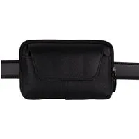 MIRROSI Handytasche Herren Kleine Umhängetasche aus Echtleder, Mini Handytasche mit Gürtelschlaufe Handy Tasche