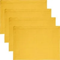 REDBEST Platzset Tischset "Tulsa" 4er-Pack, Baumwolle Uni