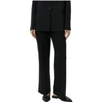 comma Bundfaltenhose mit Viskose und Stretch