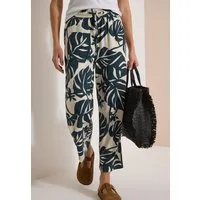 CECIL Stoffhose Style Neele Sommerhose im Loose Fit und mit floralem Muster