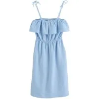 Next Jerseykleid Bandeau-Kleid aus Jersey mit Rüschen (1-tlg)