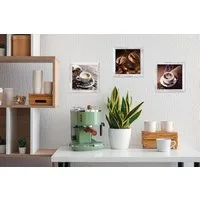Bönninghoff Bild mit Rahmen, Getränke, Kaffee, Kaffee Bilder, Lebensmittel (3 St)